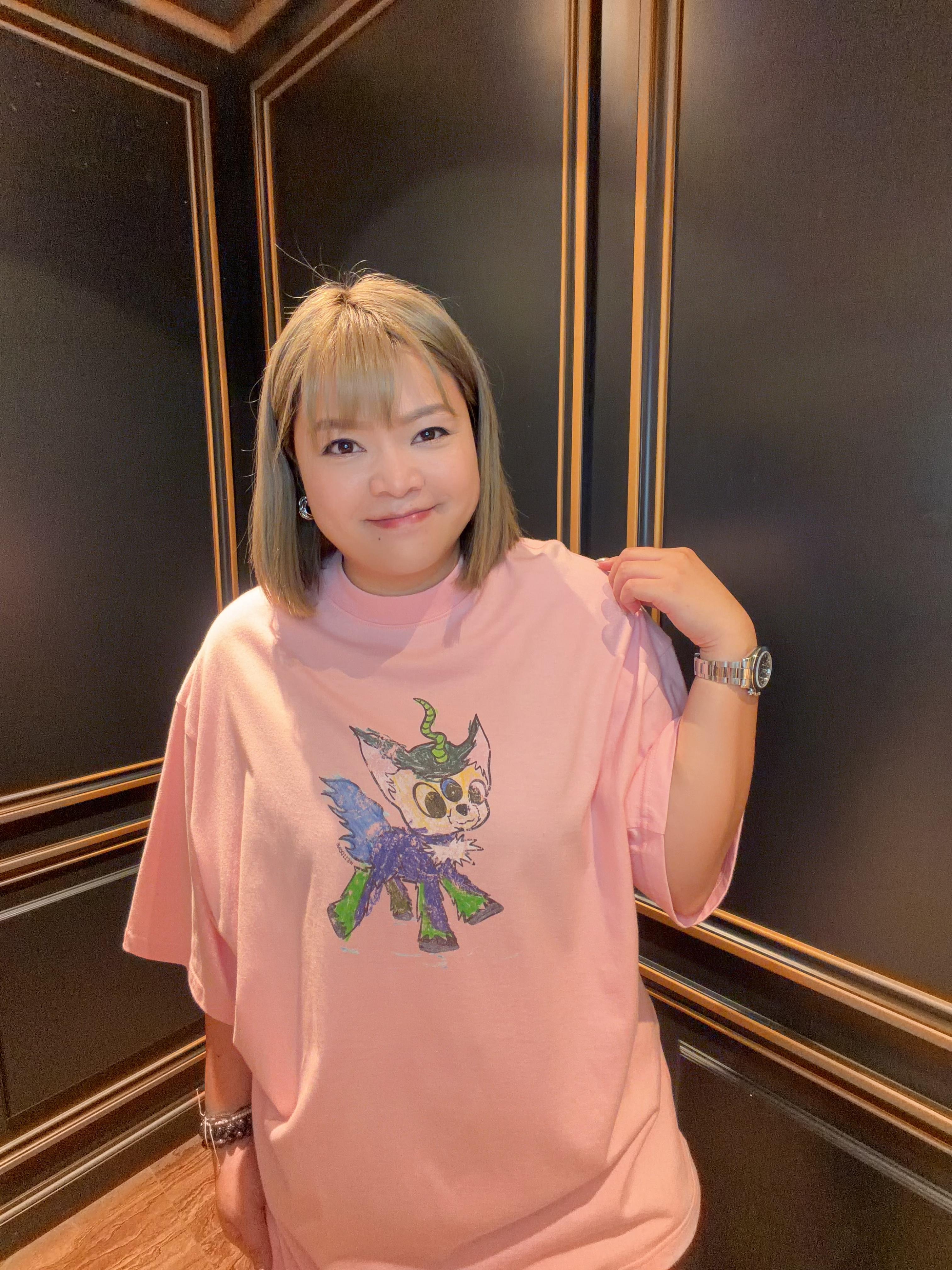 We11done Pink Jeff Monster Tee