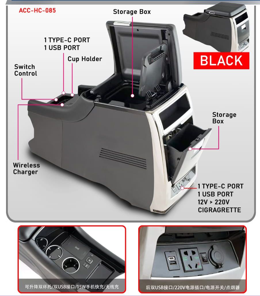 HIACE PLUG N PLAY CONSOLE BOX / H300-CB-16023-TTH
