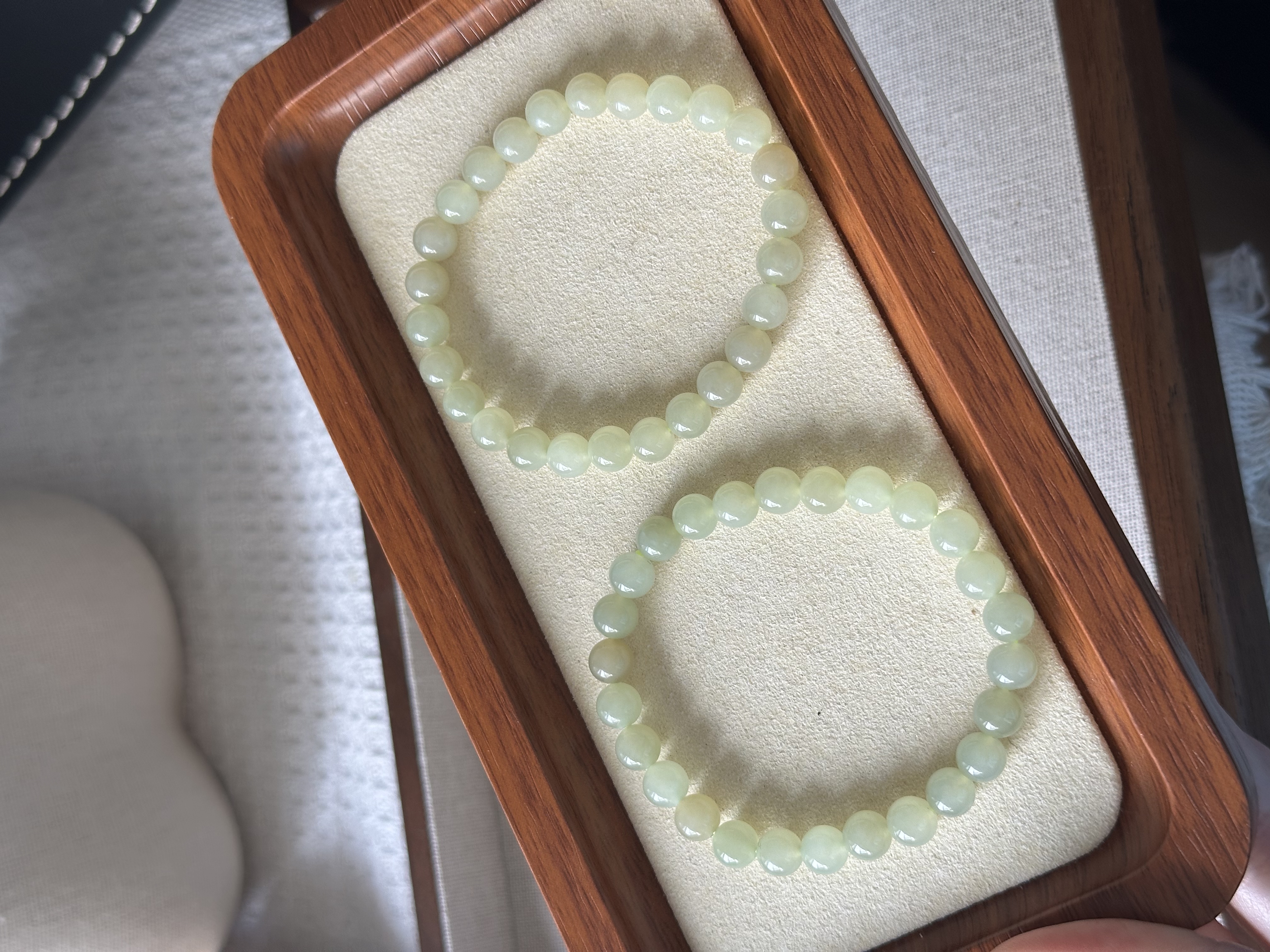 高货晴水 ｜ Hetian Jade 7mm+ 