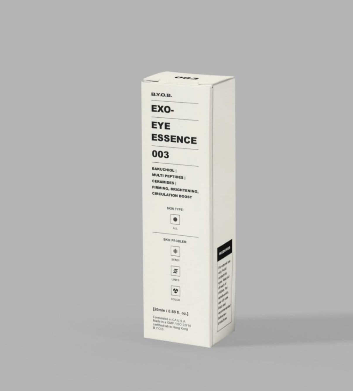 BYOB 外泌體緊緻眼部修護精華20ml