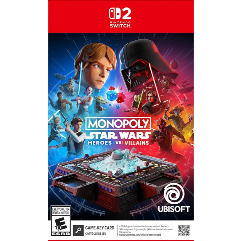 (🔥NEW RELEASE🔥) Monopoly Star Wars Heroes vs. Villains (Nintendo Switch 2) Digital Download