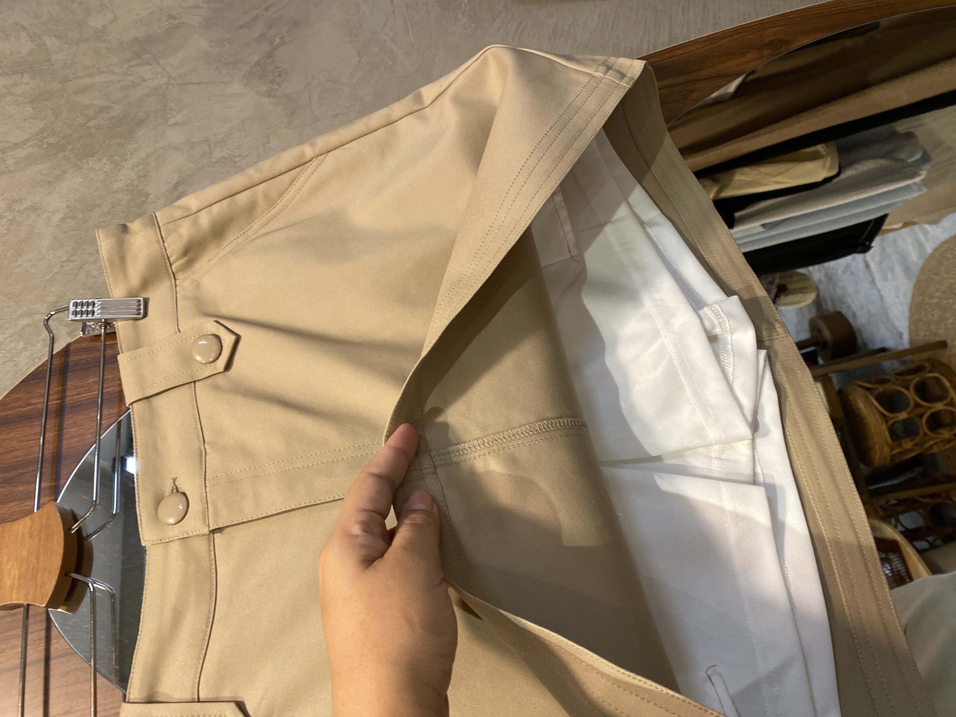 4667号-精美A字短裙