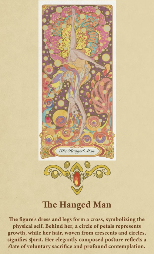 Tarot of Healing Words: Where Art Nouveau Meets Mindfulness
