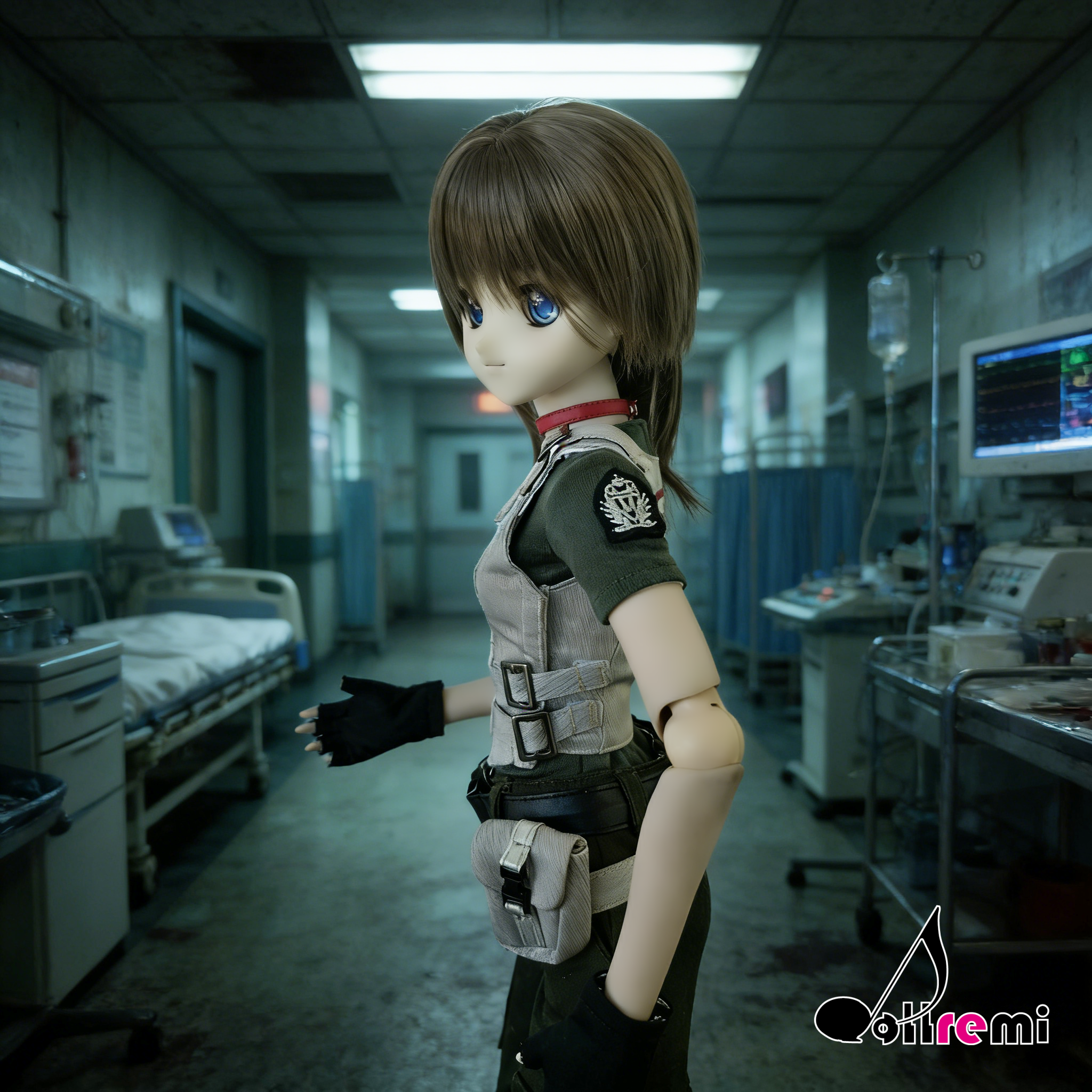 【dollremi】(DD0920) COS Resident Evil : Biohazard - Rebecca Chamber 生化危機 - 瑞貝卡·查姆博斯 Standard S.T.A.R.S.2002 costume