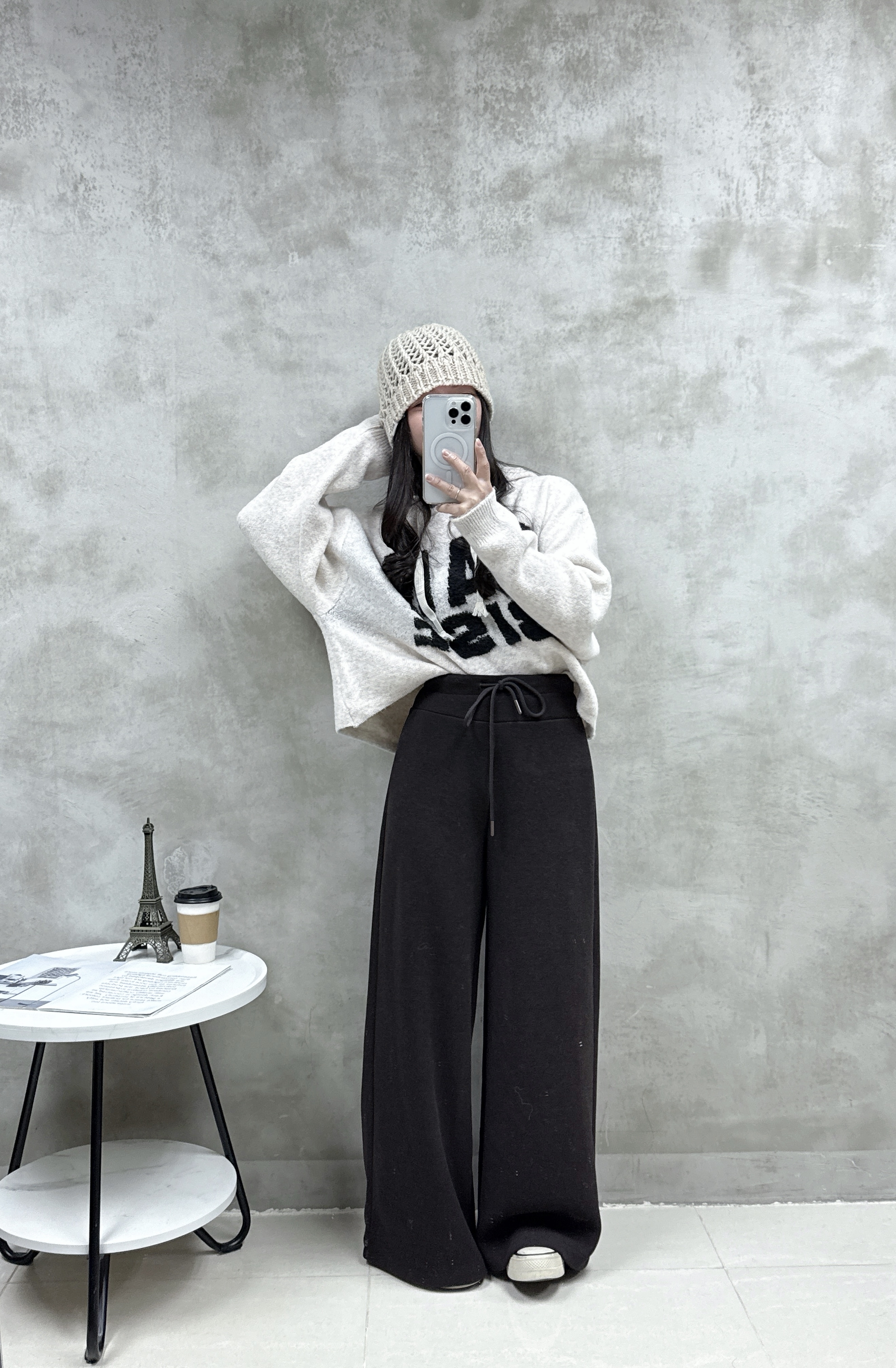 Q09 加高腰直身休閑褲