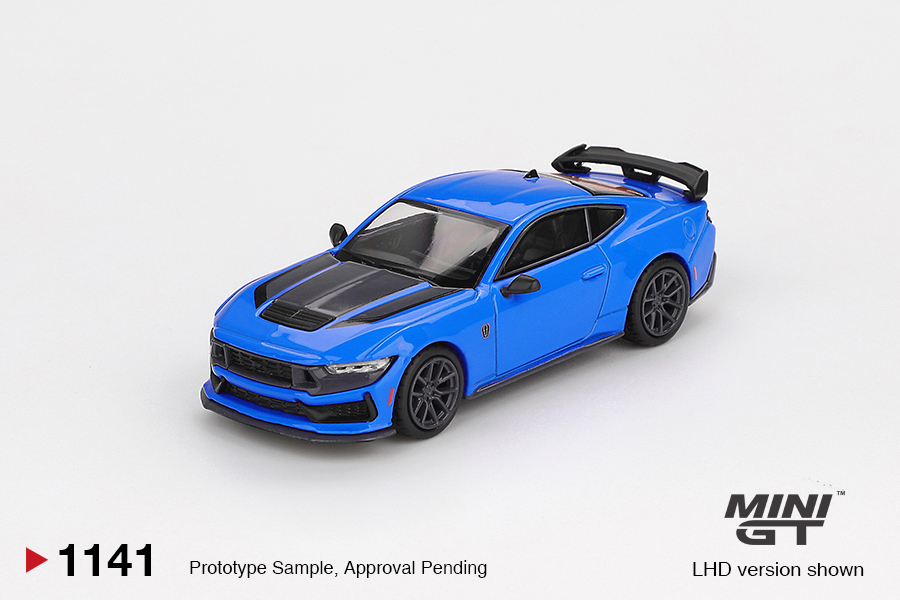 【現貨】MINI GT 1141 Ford Mustang Dark Horse Grabber Blue 抓馬藍 MINIGT
