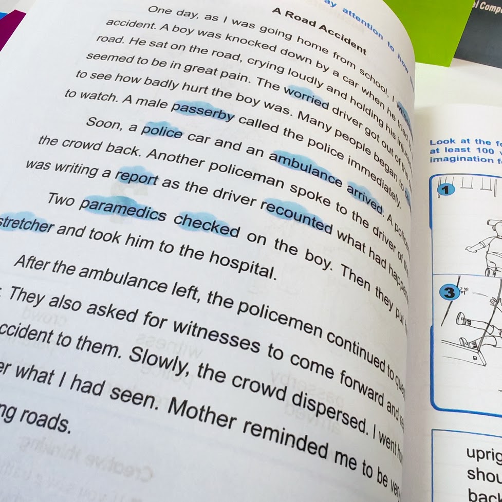 SAP Learning Creative Writing Workbook 1-6 (一套6本)  | 新加坡英文寫作SAP07