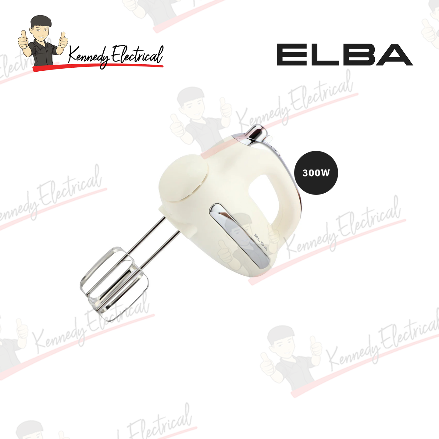 Elba 300W 5-Speed Turbo Function Hand Mixer EHM-R2730(BG)