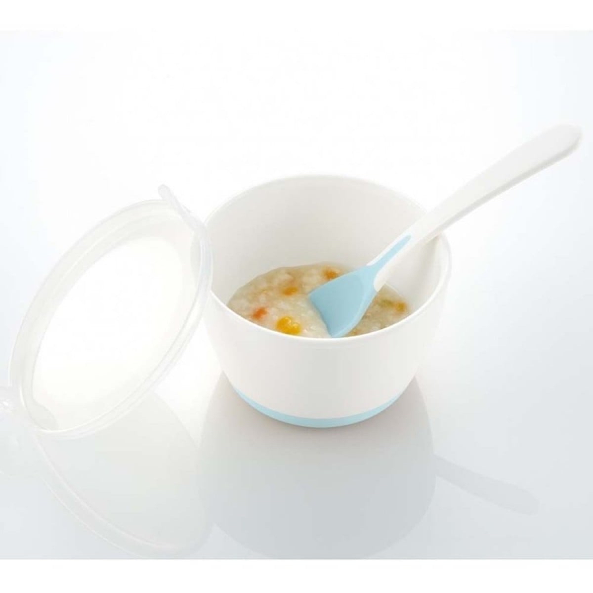 現貨🇯🇵 – Richell 離乳食餐碗2件套 (附湯匙/蓋子)