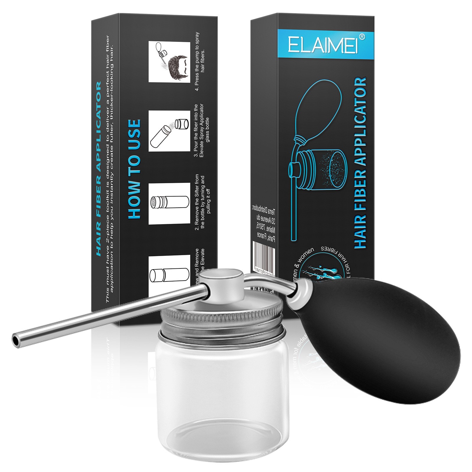 ELAIMEI 增髮纖維粉噴霧器 [平行進口]  TT0551_I