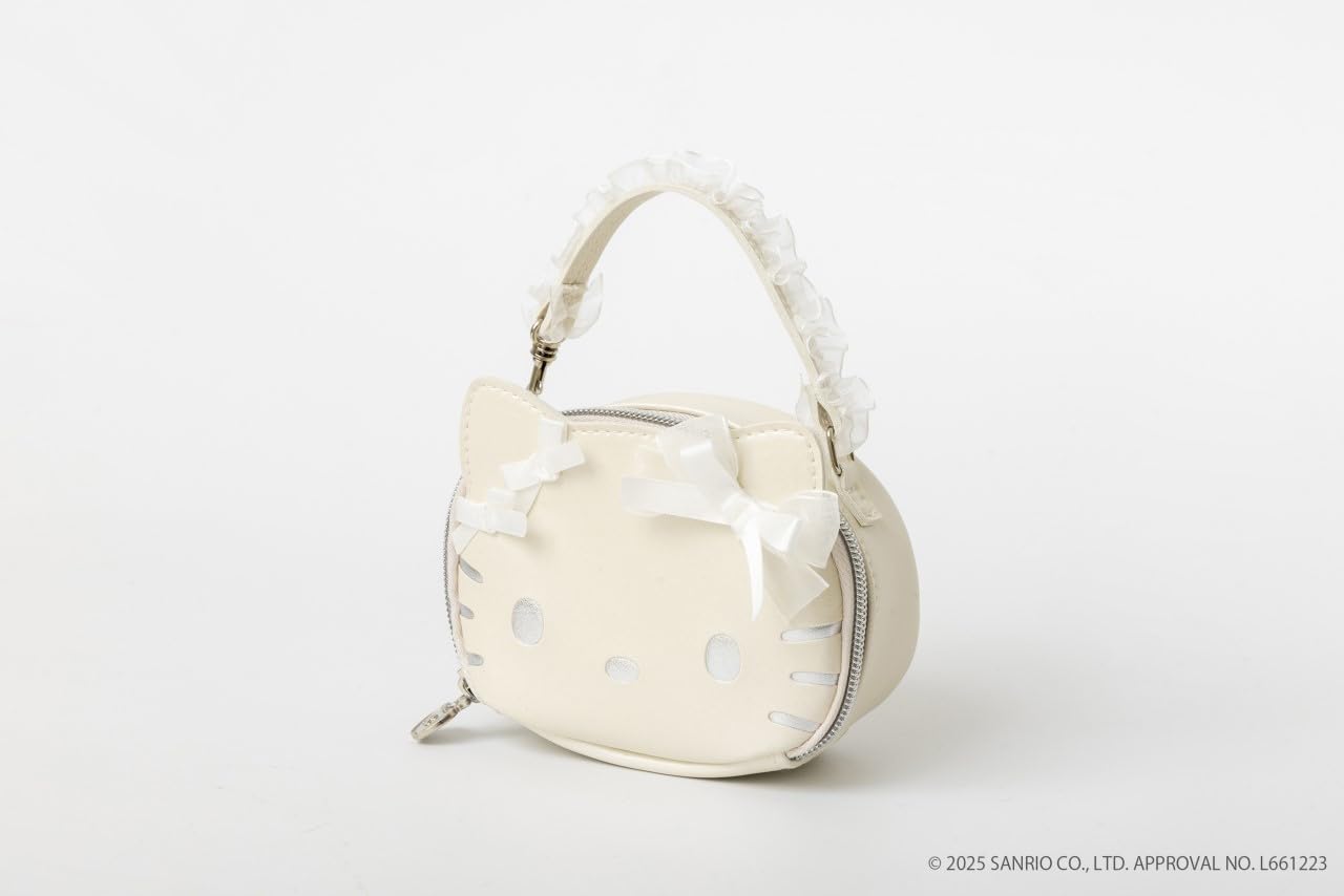 🎀【預訂】Hello Kitty x BRILMY 珍珠白化妝包