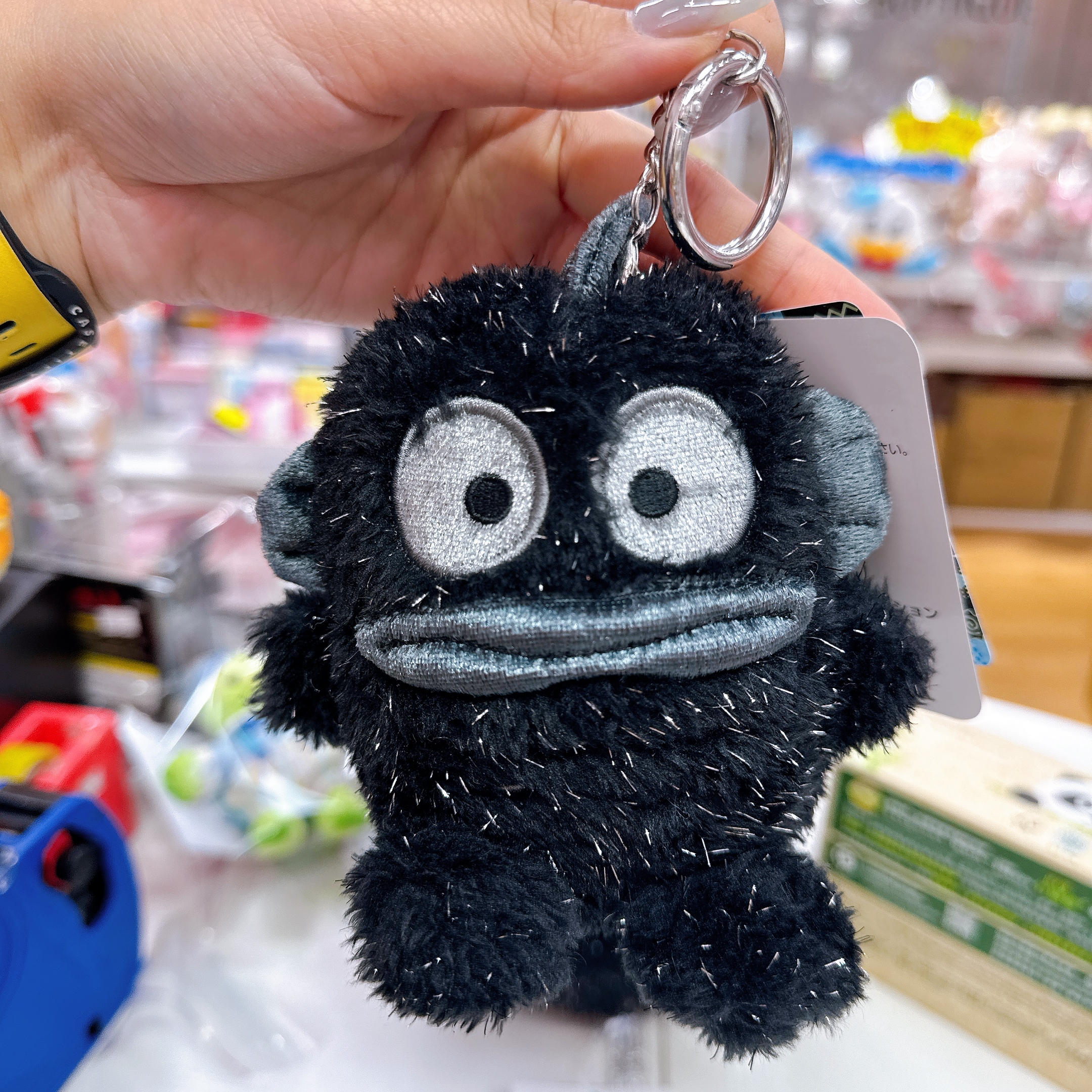 日本直送日本版黑色水怪公仔/掛飾