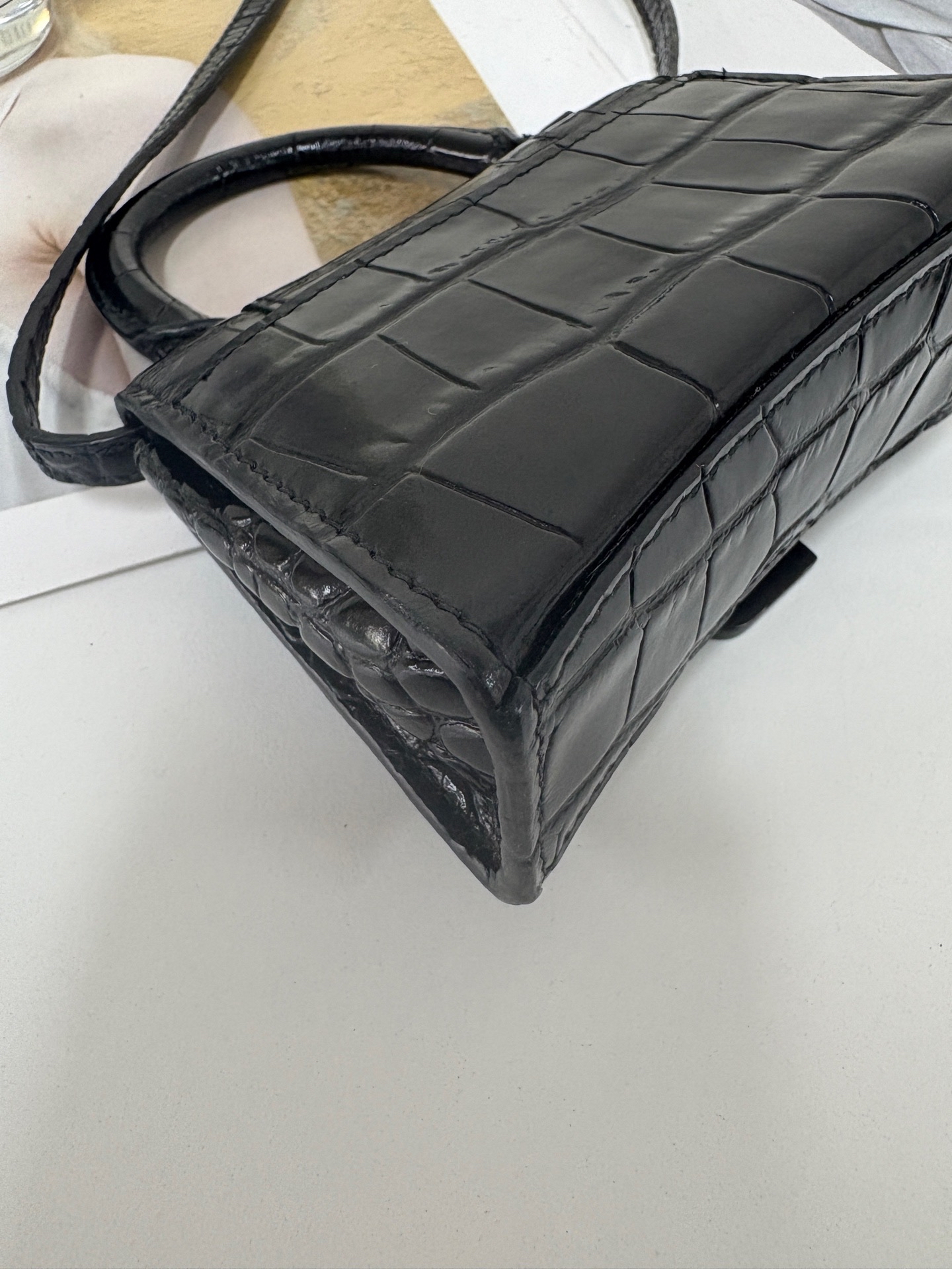 【預訂貨品】巴黎世家鰐魚紋mini沙漏包