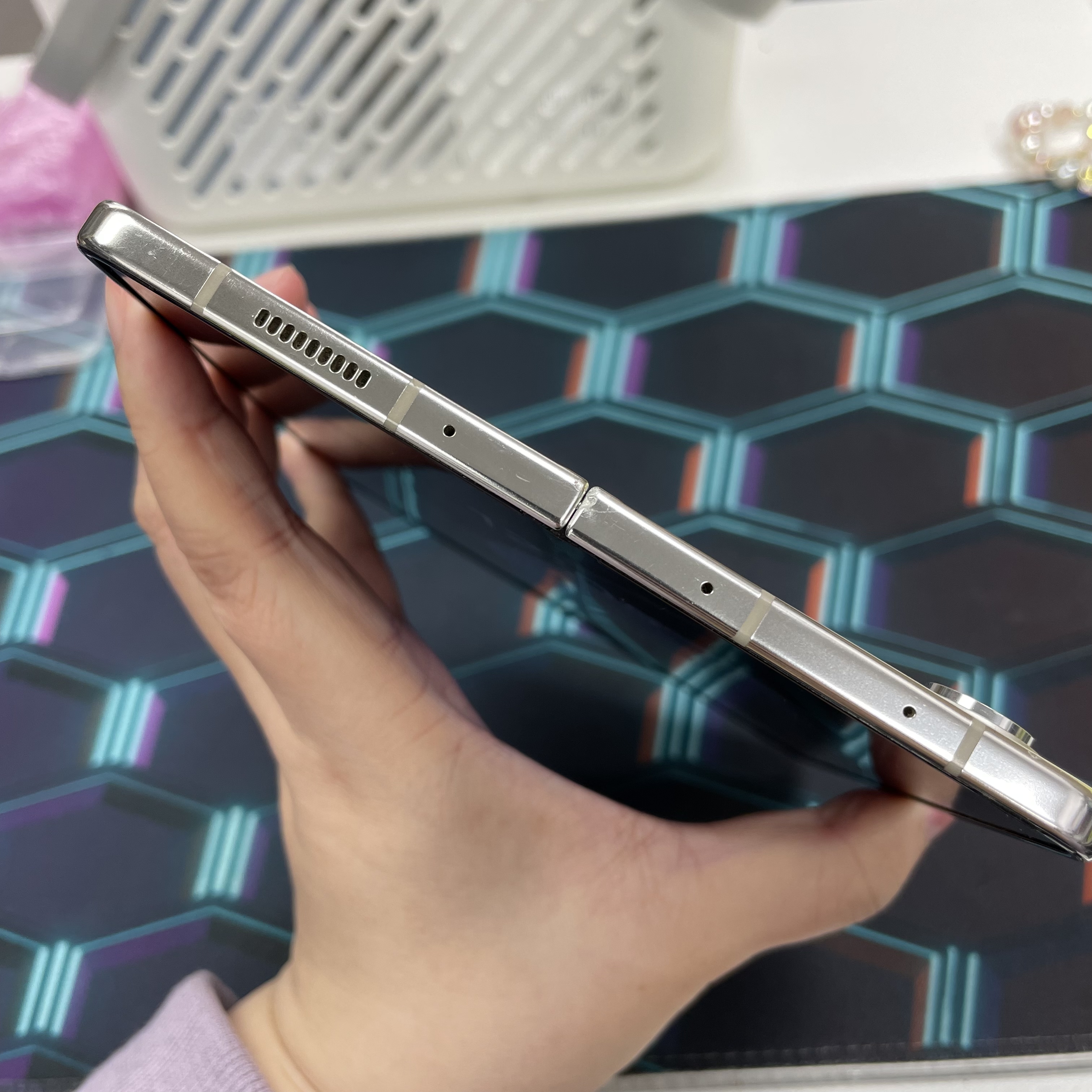 *5818B Galaxy Z Fold 5 靚機 12+512GB 白色 white