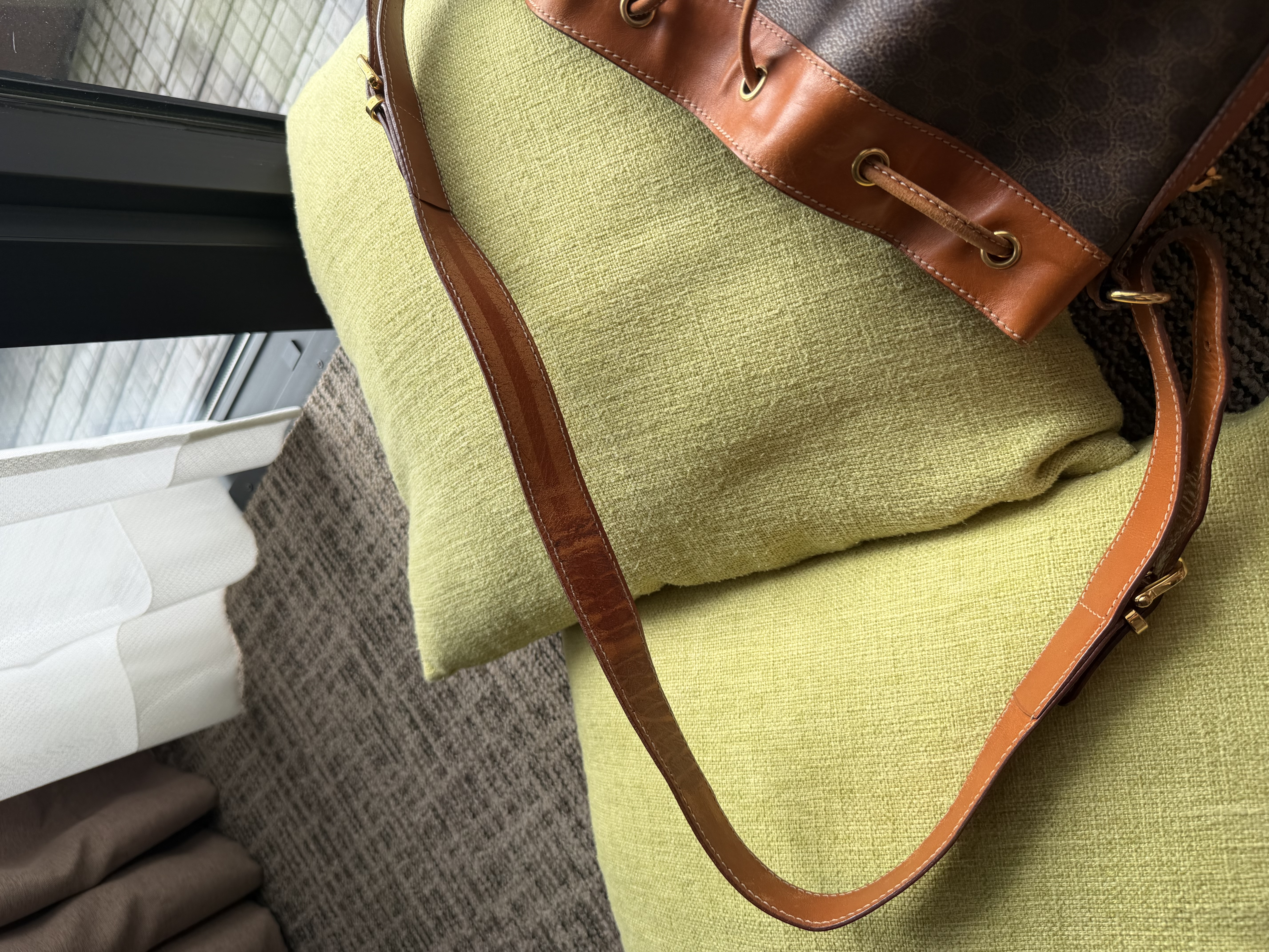 Vintage celine bucket bag