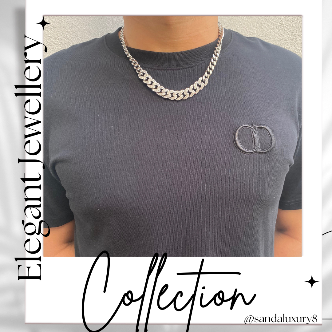 Diamond Cuban Chain Titanium Steel Accessory