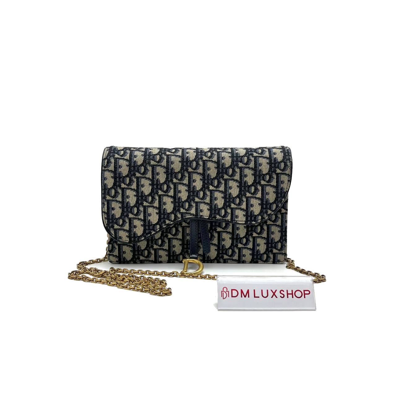 Dior Saddle Oblique WOC GHW