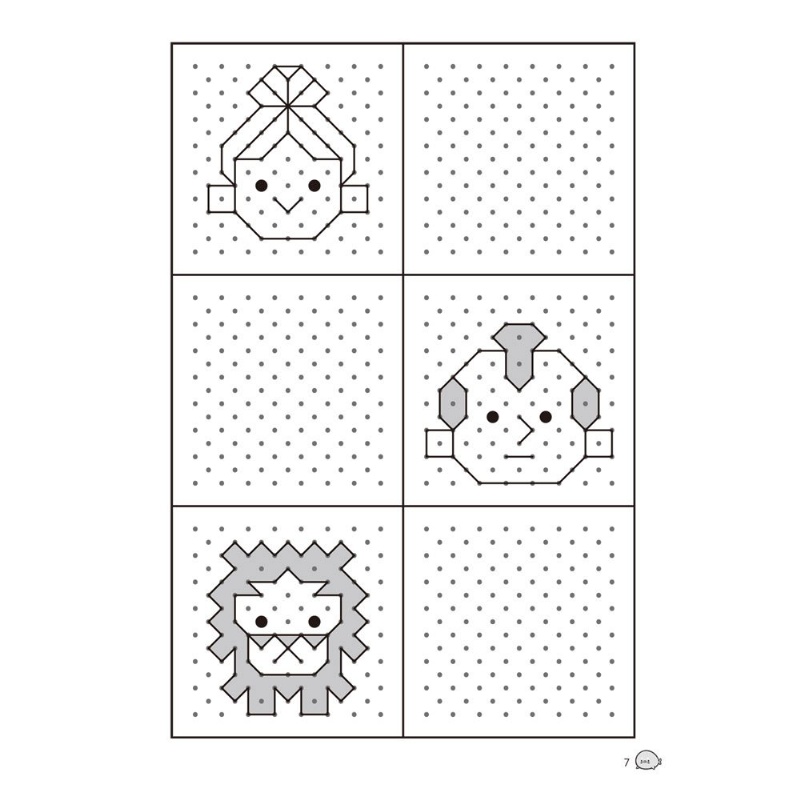 幼福 1日10分，9Ｘ8錯位點連點