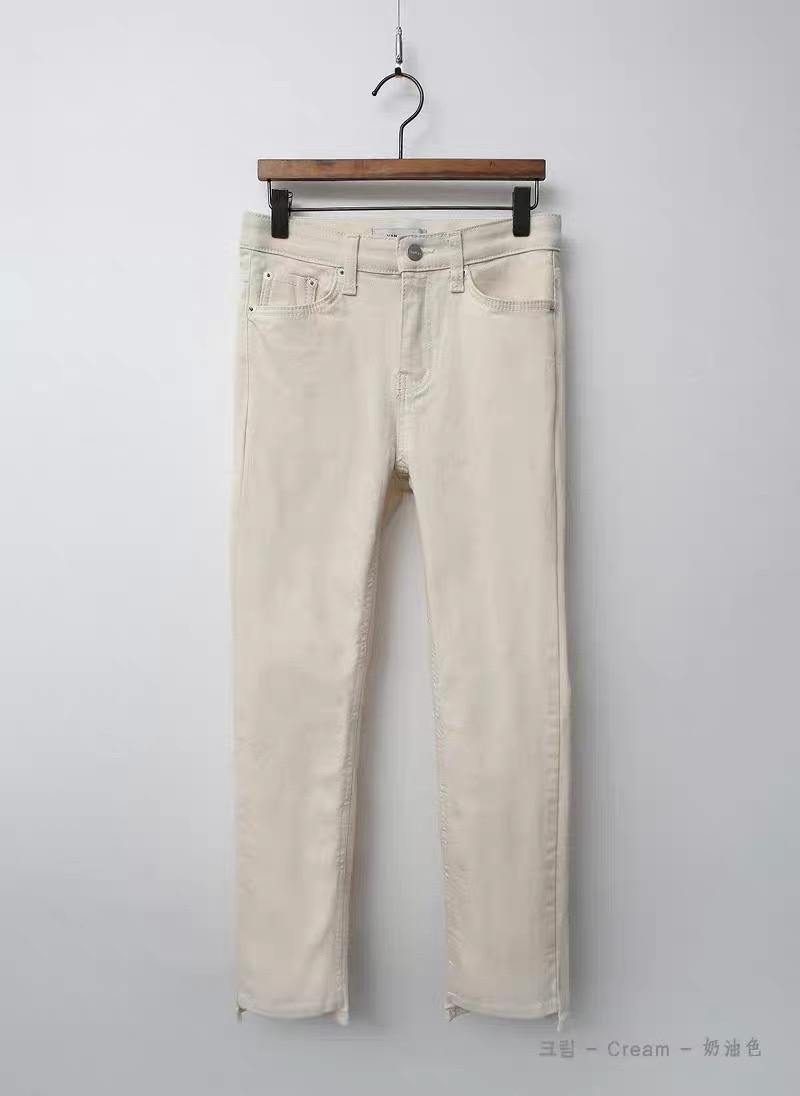 顯瘦修身彈性牛仔褲