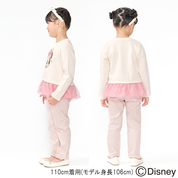 🆕【⭐訂購⭐】 🇯🇵日本直送🌀#Minnie 波點薄紗下擺 衛衣［2款選］🌀[ELBA-0053][260306]