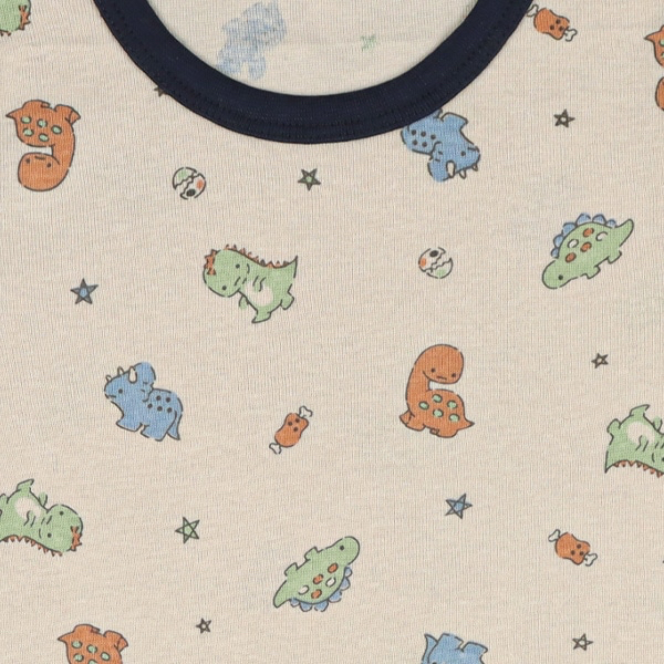 🇯🇵預訂 日本直送🇯🇵恐龍滿印短袖包屁衣三件套