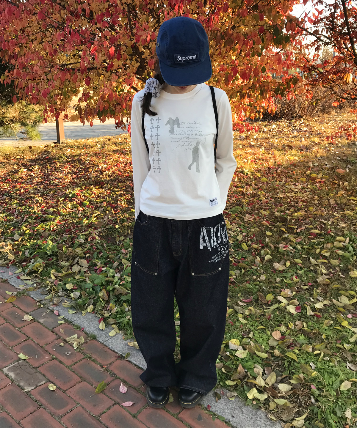 🇰🇷訂購｜SEW-B 26SS｜Semi-crop walking long-sleeved T-shirt