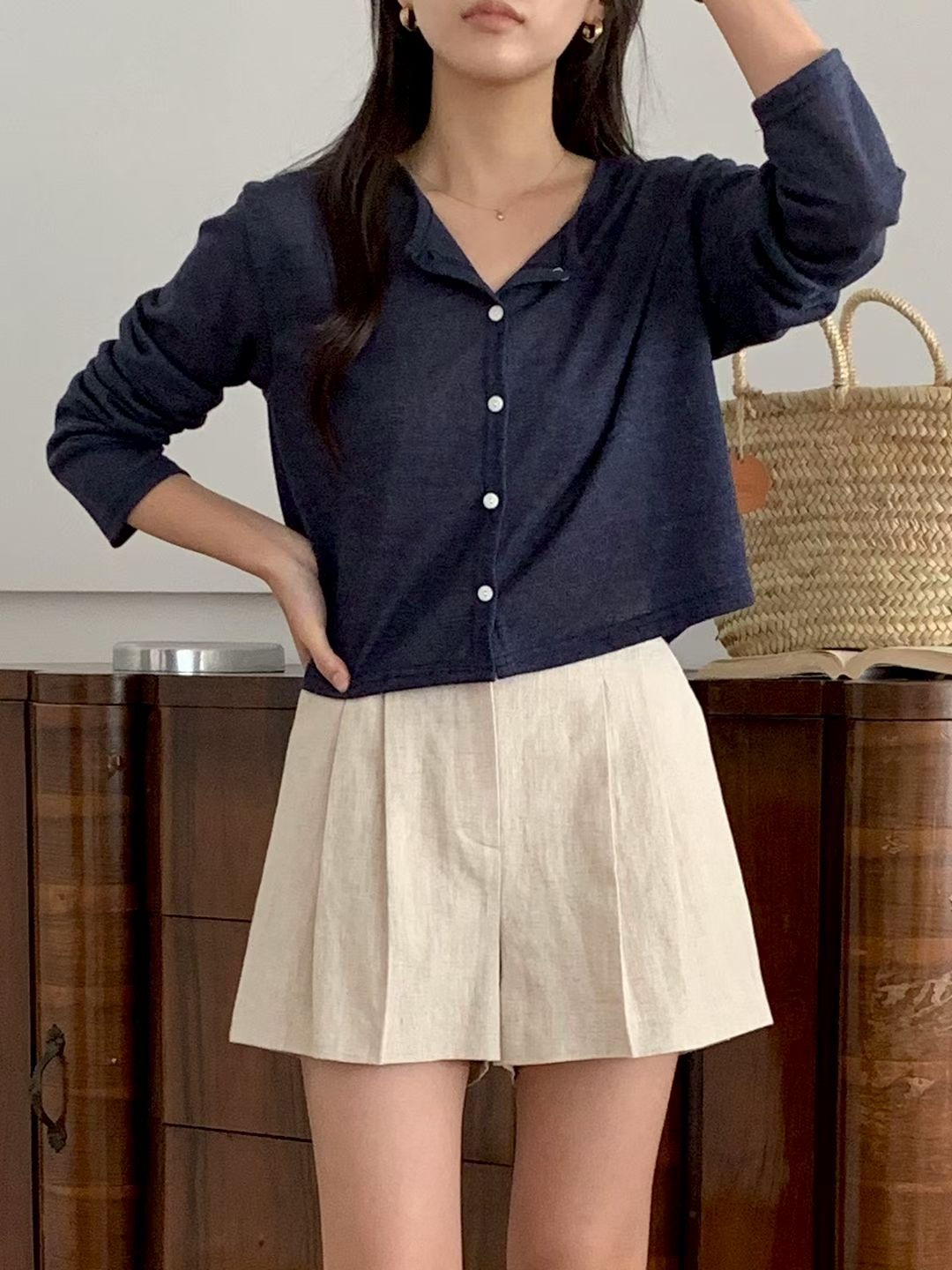 ♥︎Summer Clean-fit Linen Shorts