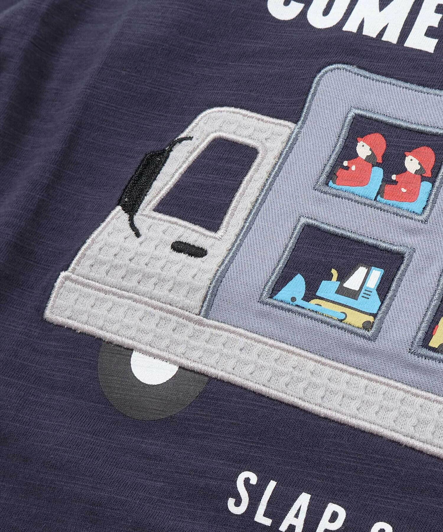 🆕【⭐訂購⭐】  日本直送🌀車窗繪本設計刺繡 短袖Tee［3款選］🌀[ELDA-0025][260503]