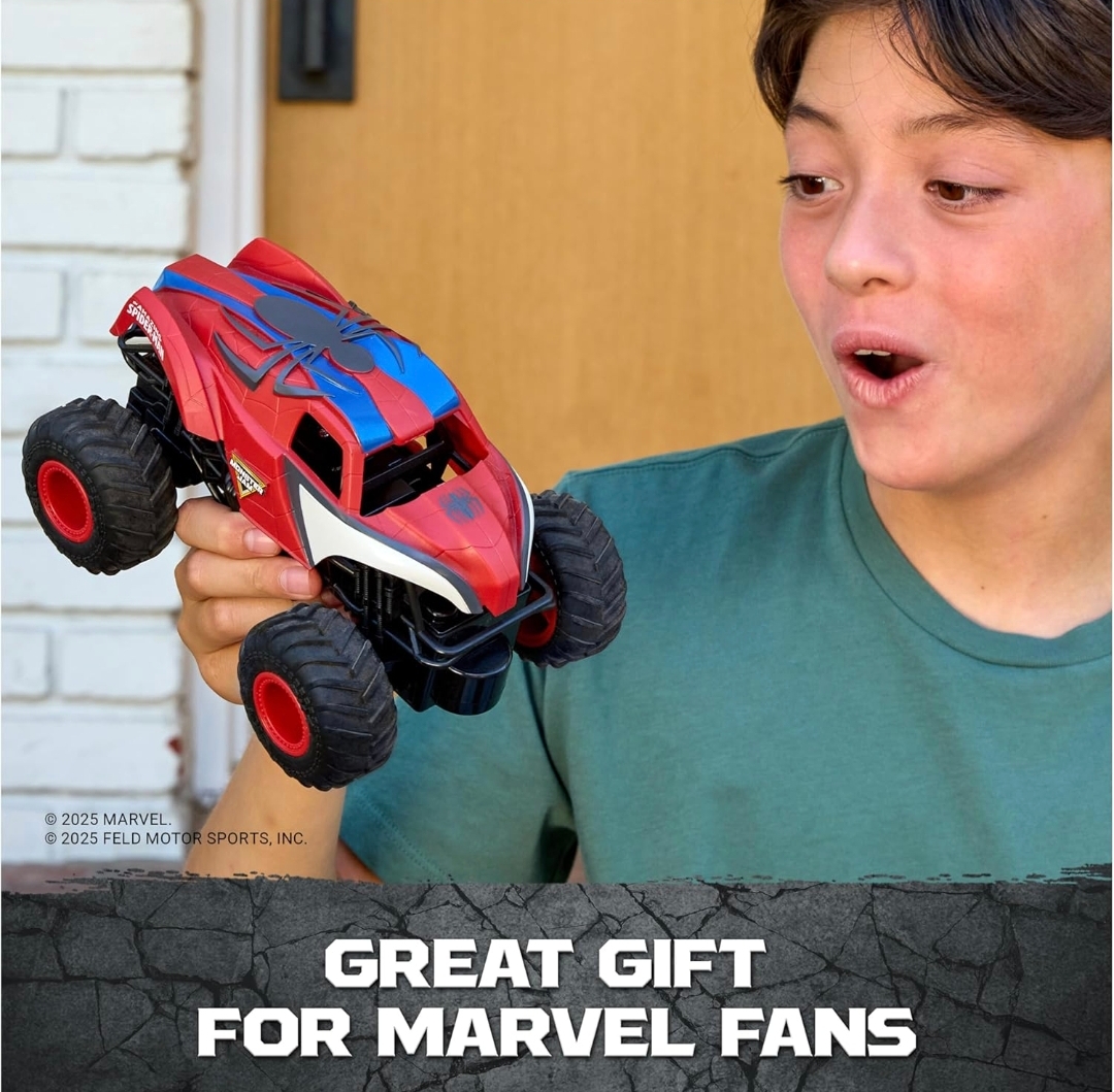 Monster Jam Marvel The Amazing Spider-Man RC Monster Truck 蜘蛛俠遙控巨輪車 1:24比例 香港現貨