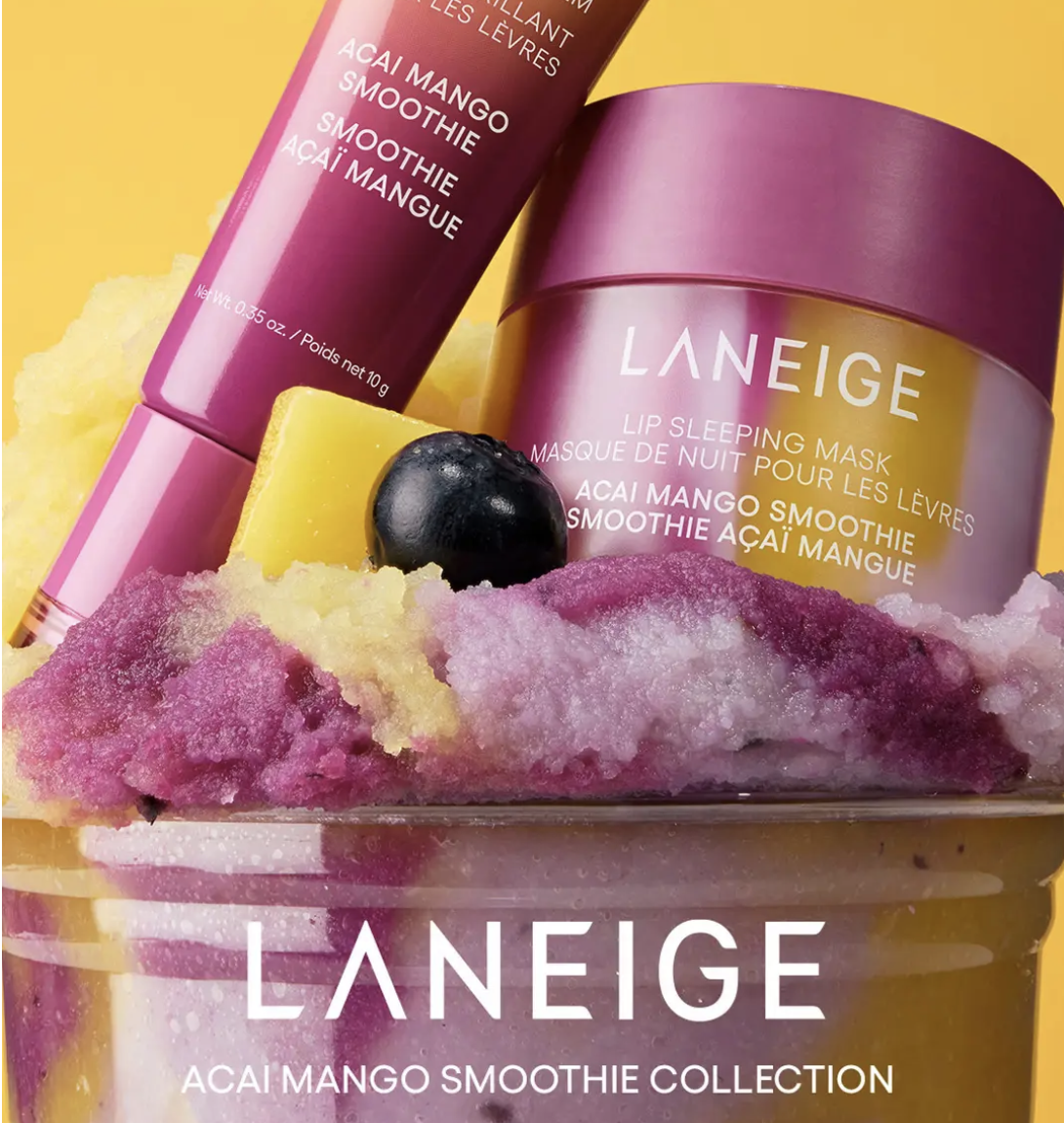 夏日限定｜韓國 LANEIGE 全新 巴西莓芒果冰沙 護唇膜 20g｜Lip Sleeping Mask