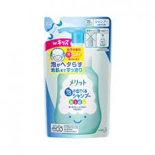 KAO Merit Kids 兒童慕斯泡泡無矽洗髮精(無淚弱酸性) 補充裝 240ml -1件 - 現貨