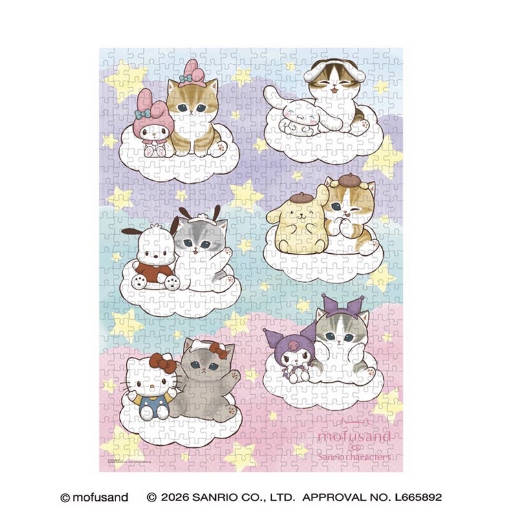 Mofusand 鯊魚貓 500塊砌圖｜預訂