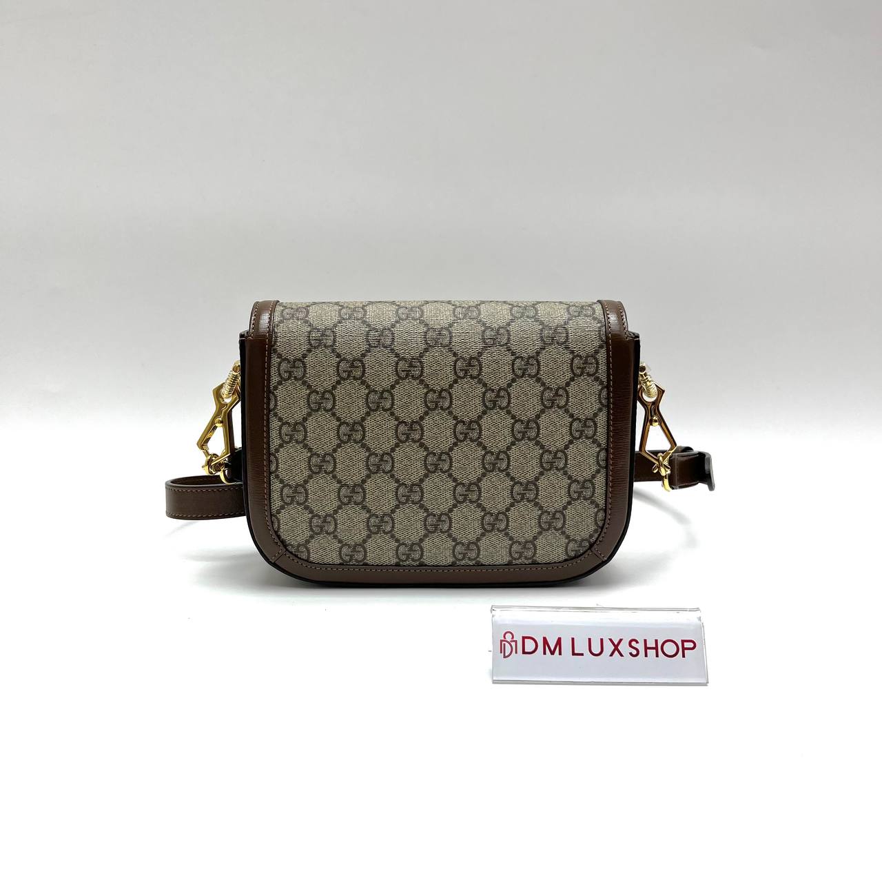 Gucci Horsebit 1955 GG Supreme Canvas Small Shoulder Bag