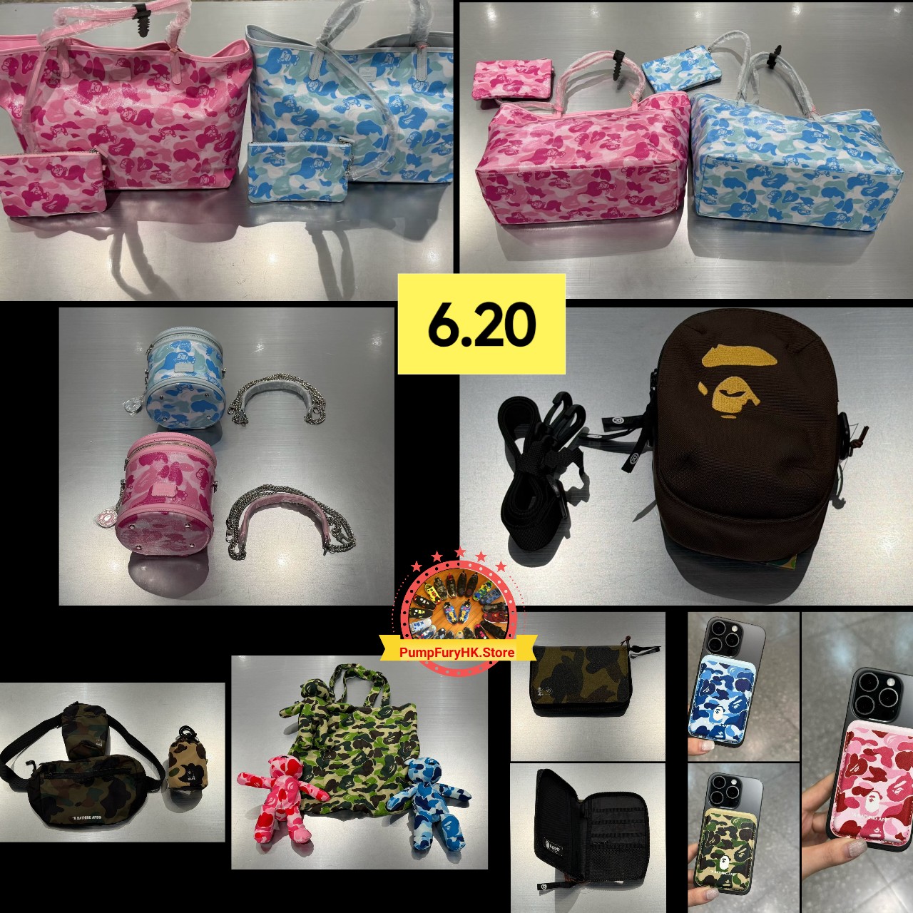 6.20 BAPE SS26 Collection **MESSAGE FIRST/先查詢貨存**  