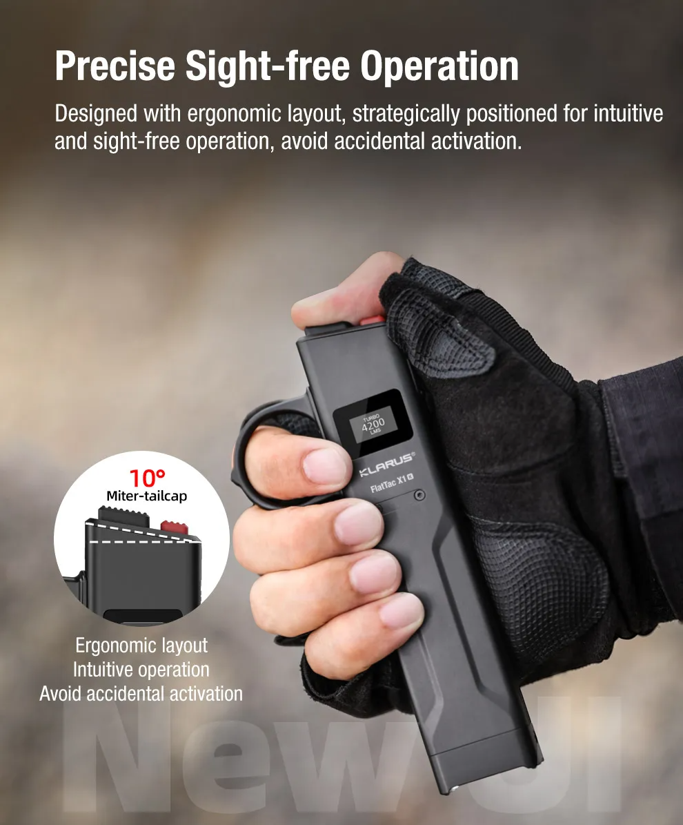 Klarus X1E FlatTac 超薄戰術照明燈