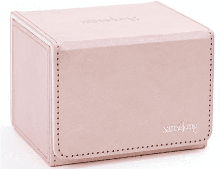 Sanseking TCG Card Game - Tyvek Deck Box Horizontal (Pink/Yellow/Purple/Sliver)