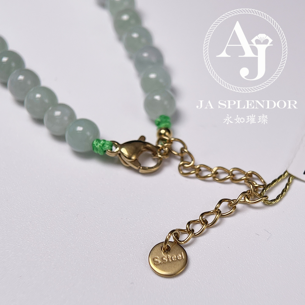 JN-2742,45,46 ,651 天然翡翠A玉-花開富貴立體雕花項鏈