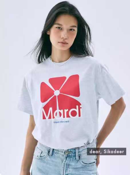 預訂 2026年夏季新品✨Mardi Square Flower短袖Tee [貨號26A324]