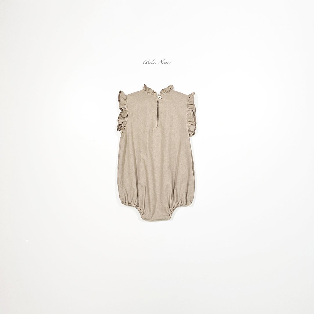 ☀️預訂 韓國直送☀️🇰🇷Bebenine三色摺皺荷葉邊背心包屁衣