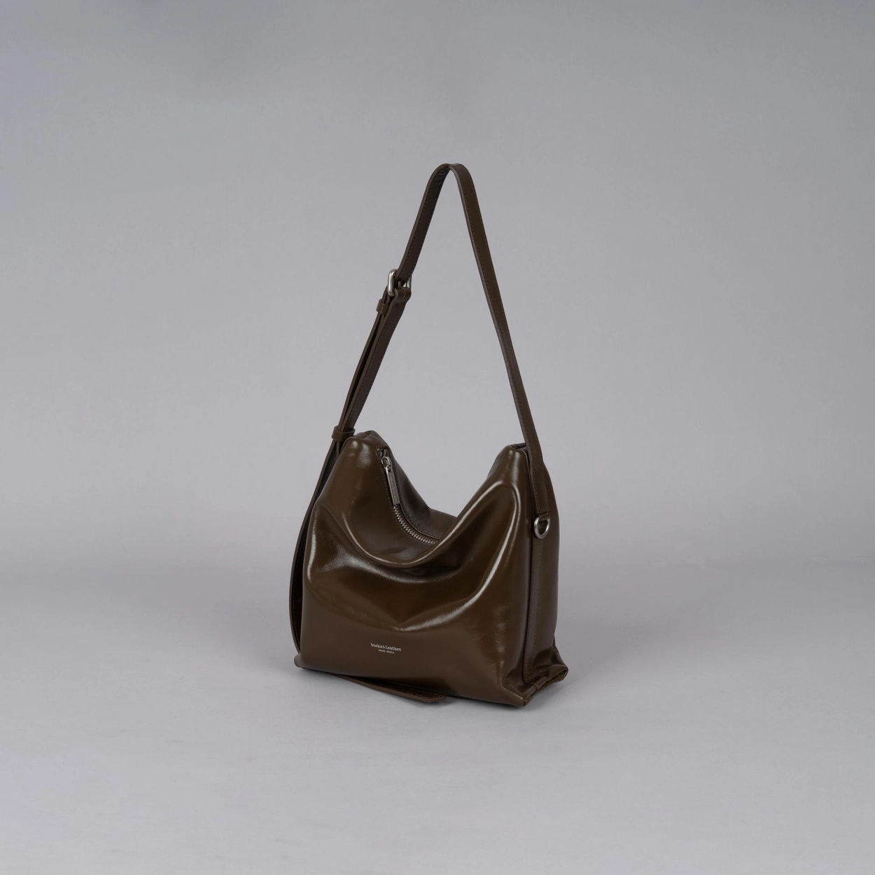 預購_牛皮亮面 / 荔枝紋 Low Bag (S) By Bucks & leather