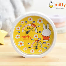 【現貨】🔥🔥【日本製《BELL COT》MIFFY圓型溫濕度計】