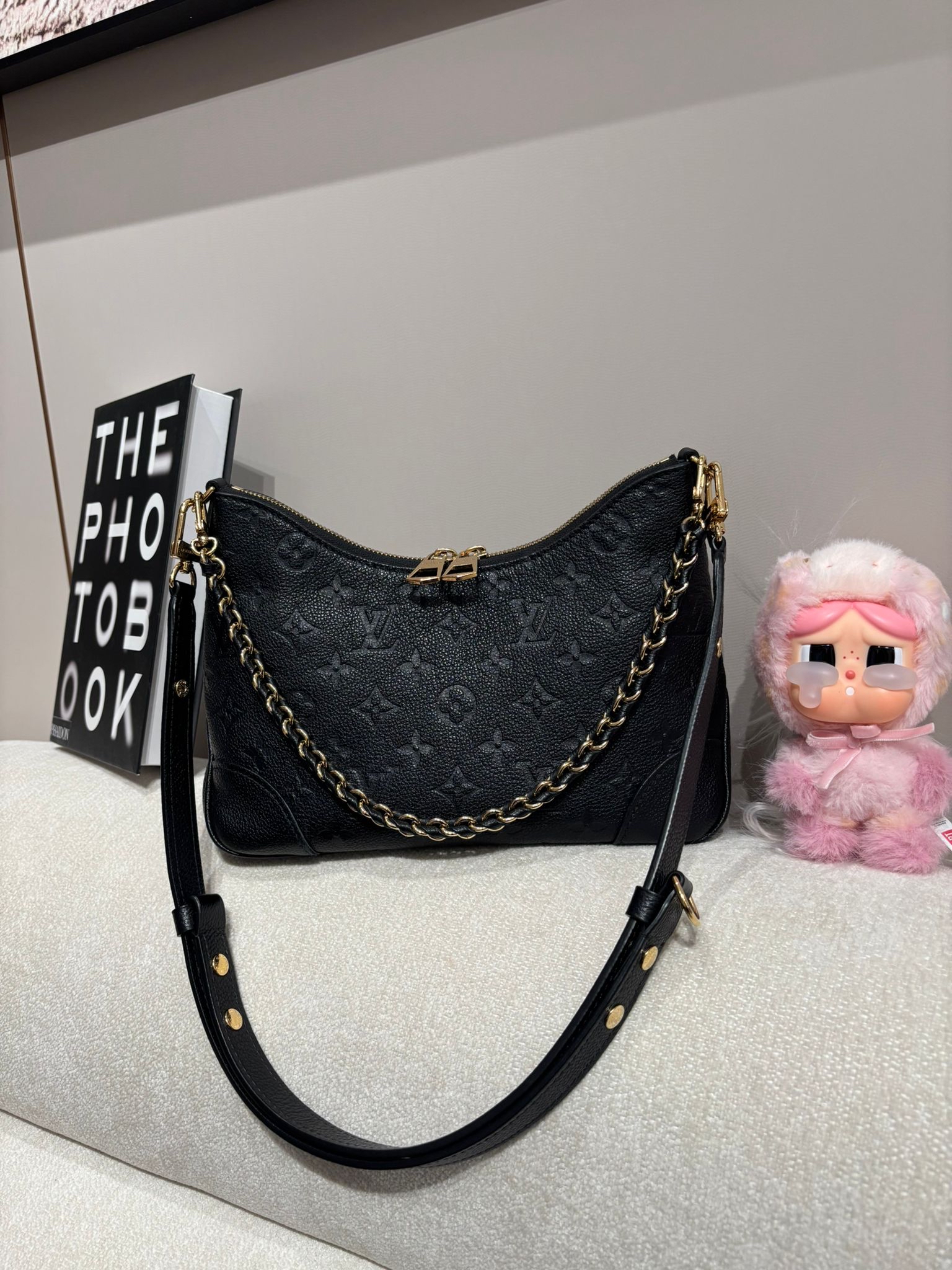 LV Boulogne PM M12930 黑色牛皮100%Authentic, 95%New ✅NFC ✅Strap✅Dust bag