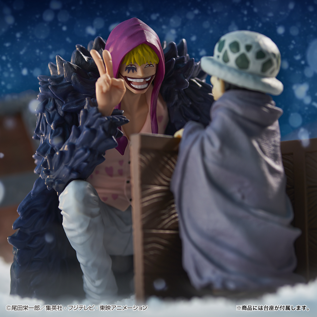 日版 海賊王 一番賞 尾賞 Revible Moment 柯拉松 & 羅 one piece Law figure 景品