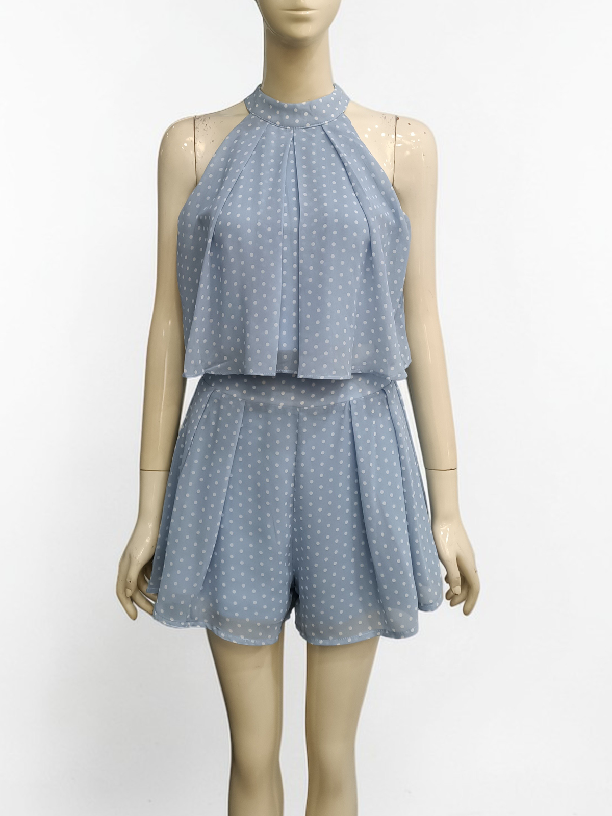 Aurielle Ruffle Halter Set M159