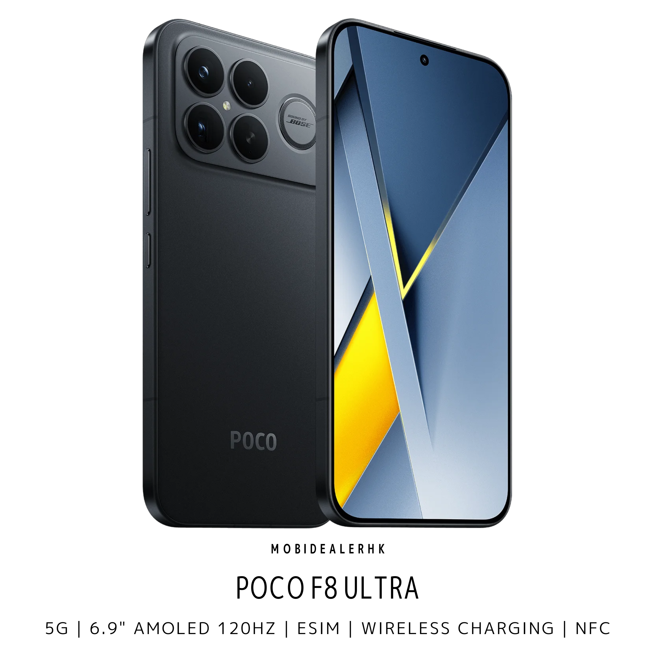Poco F8 Ultra | 5G | 智能手機 | Snapdragon 8 Elite Gen5 | 潛望式遠攝鏡頭 | 100W快充 | IP68防水