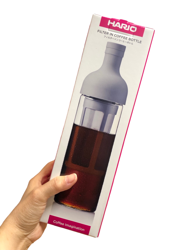 Hario filter in coffee bottle