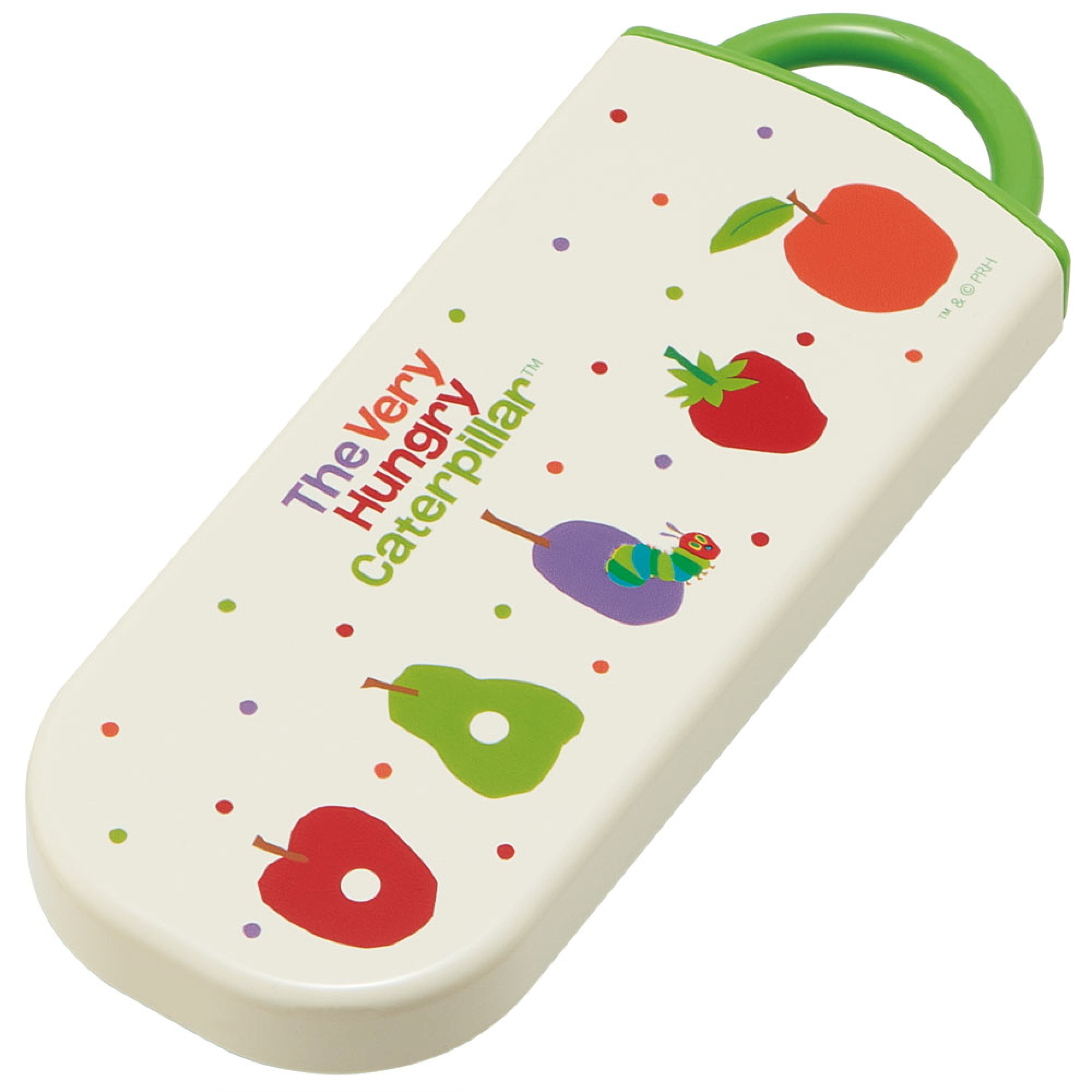 現貨🇯🇵Skater銀離子抗菌筷子連收納盒兒童餐具套裝 好餓的毛毛蟲