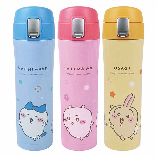 【台灣】CHIIKAWA 彈蓋保溫瓶（450ml）