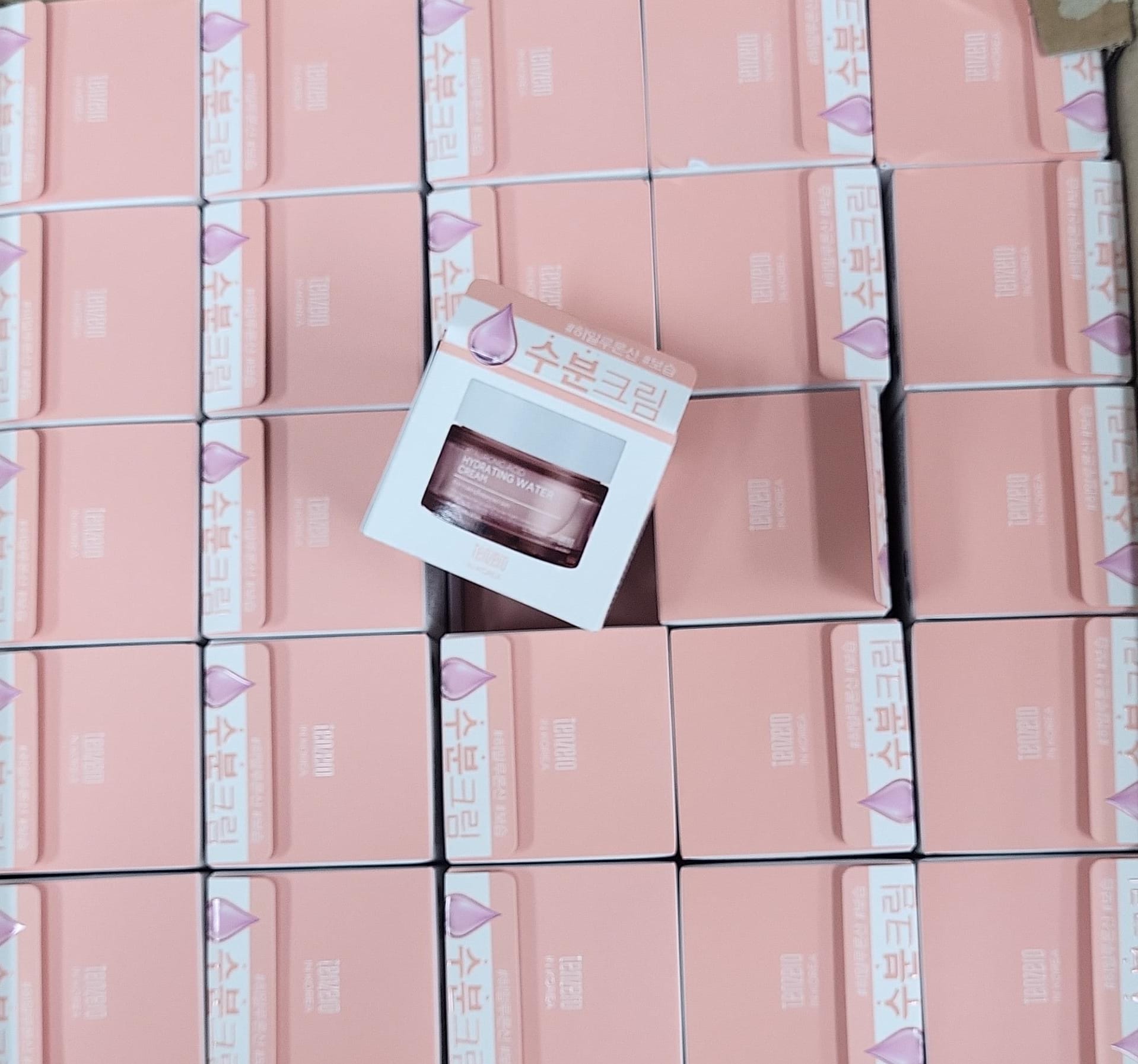 韓國🇰🇷TENZERO保濕補⽔⾯霜(50ml) - 紅色 (現貨品)