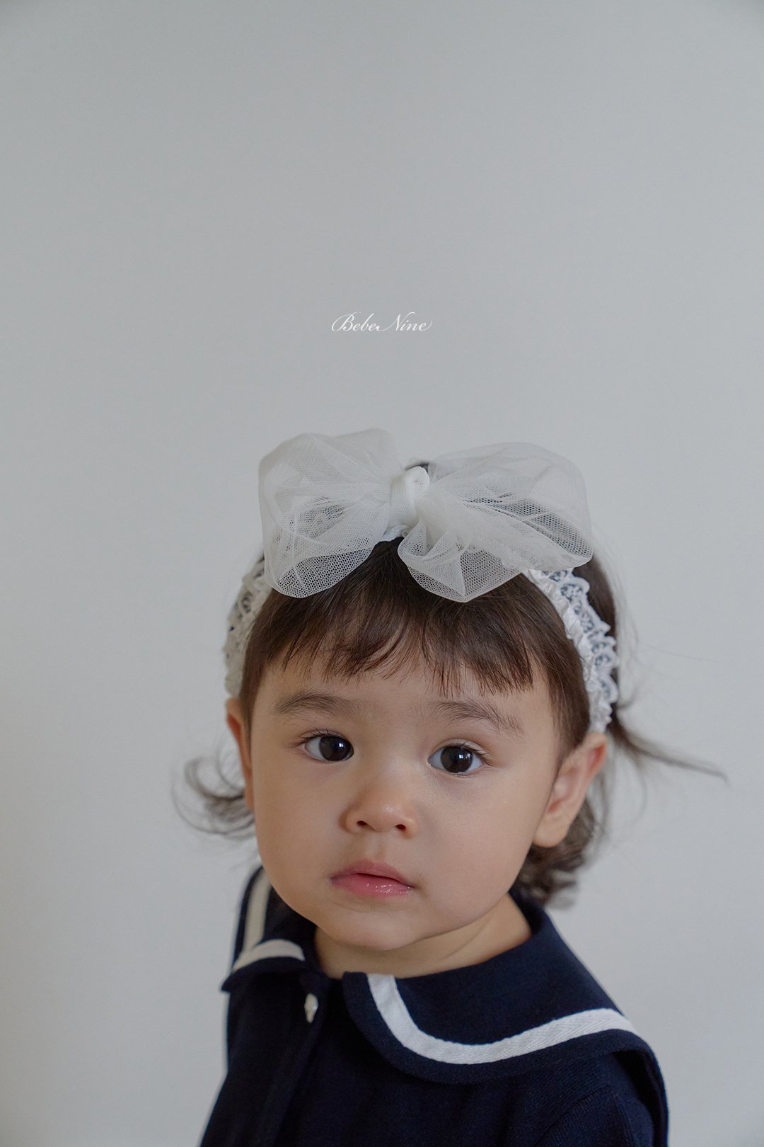 ☀️預訂 韓國直送☀️🇰🇷Bebenine兩色蕾絲波點蝴蝶結髮帶